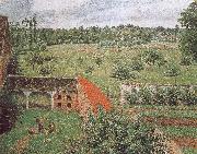 Camille Pissarro scenery out the window painting